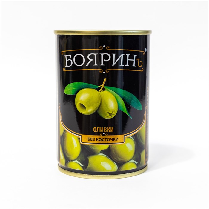 Оливки "Бояринъ", б/к, ж/б 300 мл (ТР) 02902 - фото 133