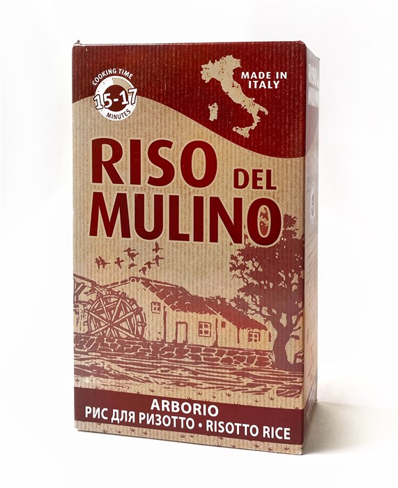 Рис шлифованный Арборио "Riso del Molino" 1 кг (Ф) 02189 - фото 301