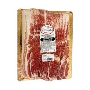 Грудинка свиная (бекон Мясорезка) с/к, 500гр (ФОР) 35380