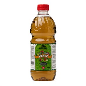 Уксус яблочный 6% 0,5л 1/12шт Новый Урожай РФ (ПТ) Х15253