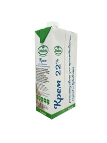 Крем для взбивания Professional 22% 1л 1/12шт Элакто (ПТ) Х21300