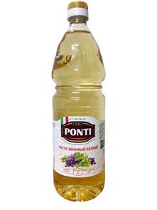 Уксус винный белый "Ponti" (6%), 1 л (Ф) 02115