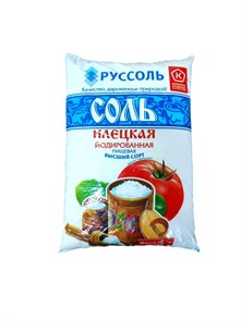 Соль йодированная "Илецкая", помол №1, 1 кг (ЮХ) 03405